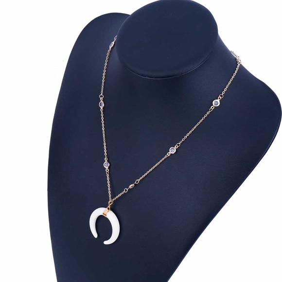 3 for $25⚡️crescent moon horn necklace - Picture 5 of 8